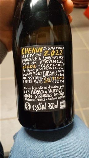 Valea Loarei Touraine Les Pierres d'Aurèle Signature 2022