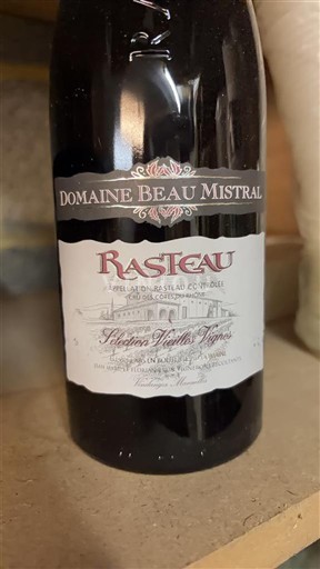Valea Ronului Rasteau Domaine Beau Mistral Sélection Vieilles Vignes Nemilésimat