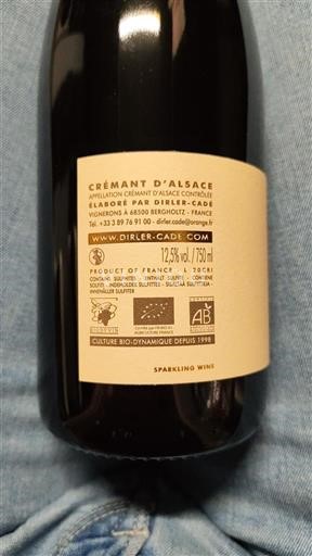 Alsace Crémant d'Alsace Dirler-Cadé 2020