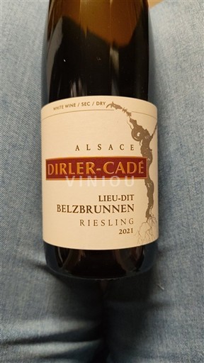 Alsace Riesling Dirler-Cadé Lieu-dit Belzbrunnen 2021