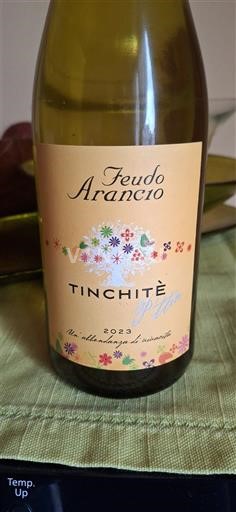 Sicilia Terre Siciliene Feudo Arancio Tinchitè Bianco 2023