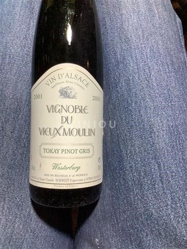 Alsacia Vignoble du Vieux Moulin Westerberg 2001