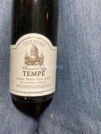 Alsacia Clément et serge Tempe 2001