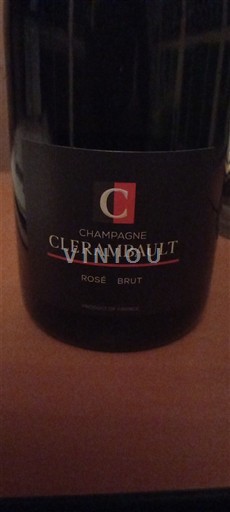 Champagne Șampanie Clerambault Rosé Brut Nemilésimat