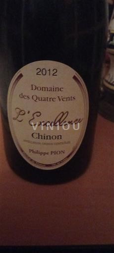 Valea Loarei Chinon Domaine Quatre Vents L'Excellence 2012