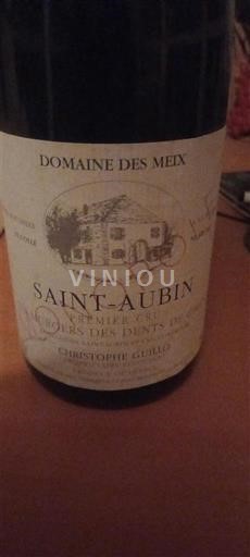 Burgundia Saint-Aubin Premier Cru Domaine Meix Sur le Chemin des Dents de Chien 2005