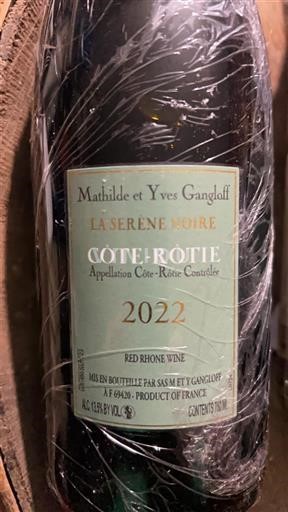 Valea Ronului Côte-rôtie Mathilde et Yves Gangloff La Serene Noire 2022