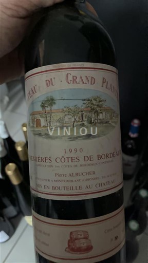 Bordeaux Premières-Côtes-de-Bordeaux Château Grand Plantier 1990