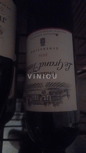 Bordeaux Bordeaux superior Château Le Grand Verdus Génération 2016