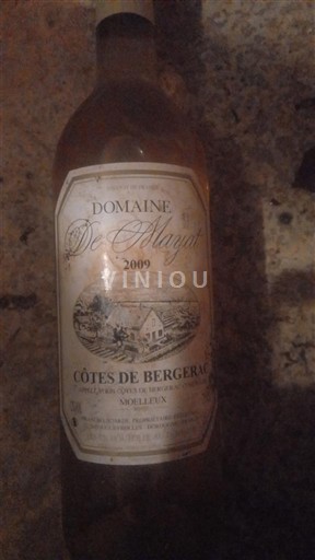 Sud-Vest Côtes-de-bergerac Domaine Plantajou 2009