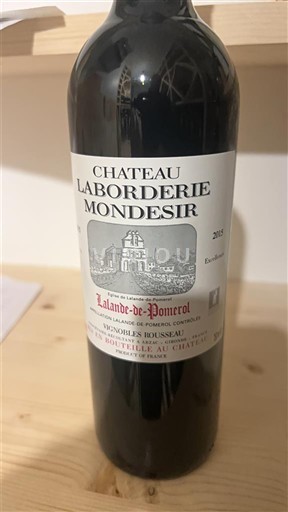 Rượu vang Rouge sec Excellence Château Laborderie Mondesir 2015 Pháp Bordeaux Lalande-de-pomerol AOC