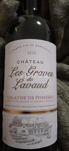 Bordeaux Lalande-de-Pomerol Château Les Graves de Lavaud 2016
