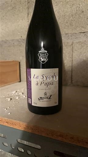Languedoc și Roussillon Vin de Pays d'Oc Domaine Montiel La Syrah à Papa 2023