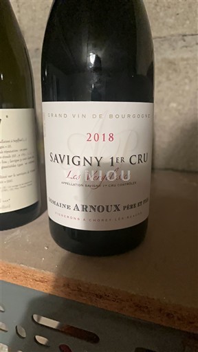 Burgundia Savigny-lès-beaune Premier Cru Domaine Arnoux Père et Fils Les Vergelesses 2018