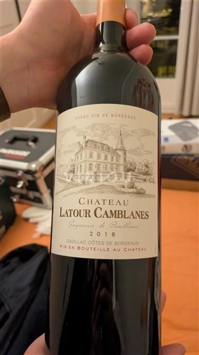 Bordeaux Cadillac-côtes-de-bordeaux Château Latour Camblanes 2018