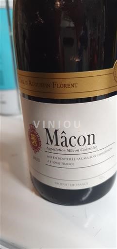 Burgundia Mâcon și mâcon-sate Comte d'Augustin Florent 2023