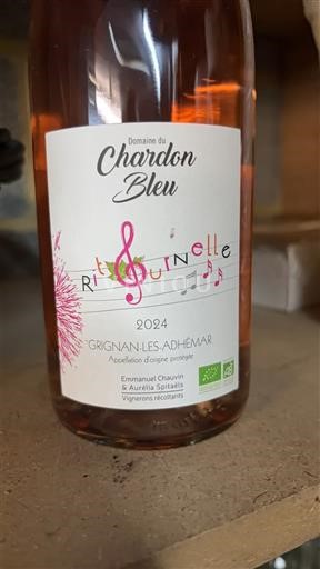 Valea Ronului Grignan-les-Adhémar Domaine Chardon Bleu Ritournelle 2024
