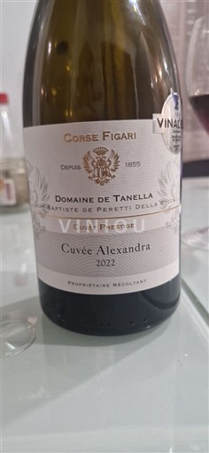Corsica Figari Domaine Tanella Alexandra 2022