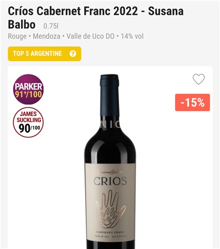 Mendoza Valle de Uco Susana Balbo Críos 2022