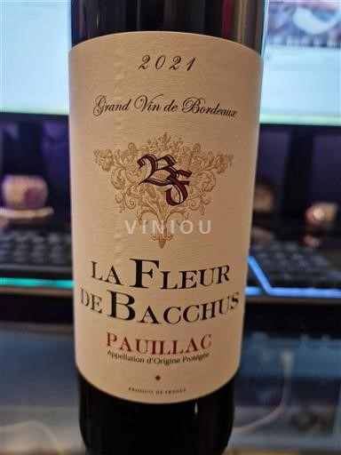 Bordeaux Pauillac La Fleur de Bacchus 2021