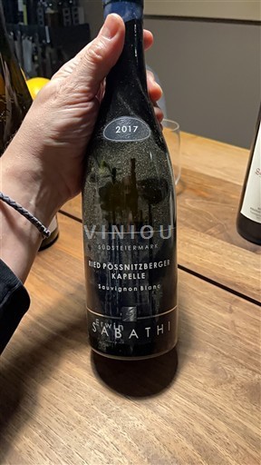 Stiria Südsteiermark Weingut Erwin Sabathi Ried Pössnitzberger Kapelle 2017