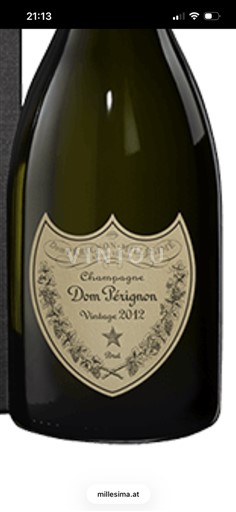 Champagne Șampanie Dom Pérignon Brut 2012