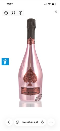 Champagne Șampanie Armand de Brignac Rosé Nemilésimat