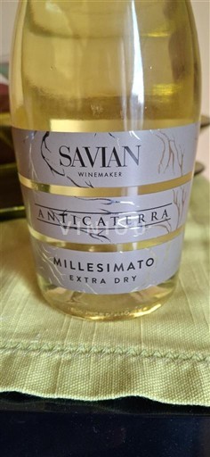 Venetia Prosecco Savian Anticaterra Millesimato Extra Dry 2023