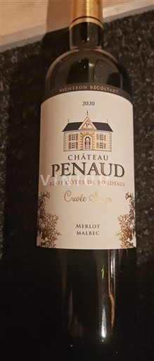 Bordeaux Blaye-Côtes-de-Bordeaux Château Penaud Elie 2020