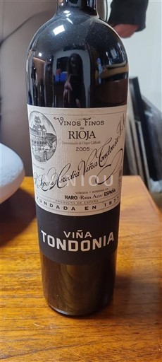 La Rioja Rioja R. López de Heredia Viña Tondonia Viña Tondonia 2005