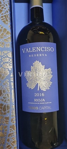 La Rioja Rioja Valenciso Reserva 2016