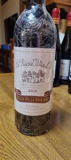La Rioja Rioja La Rioja Alta Gran Reserva 890 2010