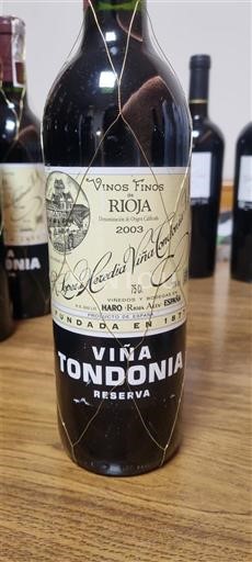 La Rioja Rioja R. López de Heredia Viña Tondonia Viña Tondonia Reserva 2003