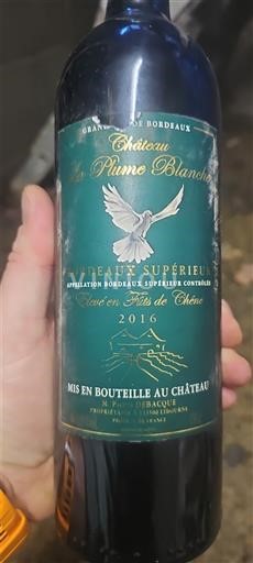 Bordeaux Bordeaux superior Château La Plume Blanche 2016
