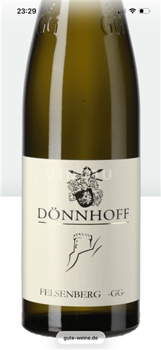 Nahe Dönnhoff Felsenberg GG 2021