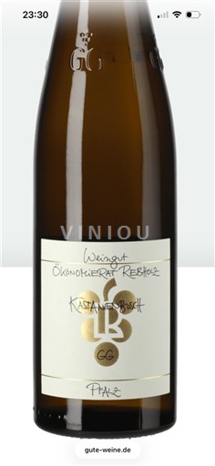 Pfalzul Palatinat Weingut Ökonomierat Rebholz Kastanienbusch GG 2020