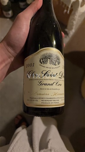 Burgundia Clos-saint-denis Grand Cru Domaine Heresztyn 2001