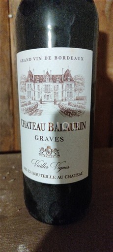 Bordoja Graves Château Balaurin Vieilles Vignes 2019