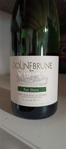 Vinuri Blanc sec Roc Blanc Doline Brune 2023 Franța Languedoc și Roussillon Saint-Guilhem-le-Désert IGP