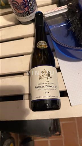 Vinuri Blanc liquoreux Weingenossenschaft Britzingen 2018 Germania Baden Nespecificat