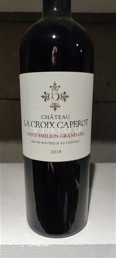 Bordeaux Saint-Émilion Grand Cru Château La Croix Caperot 2018