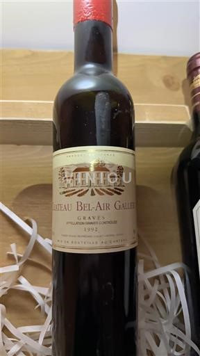 Bordeaux Graves Château Bel-Air Gallier 1992