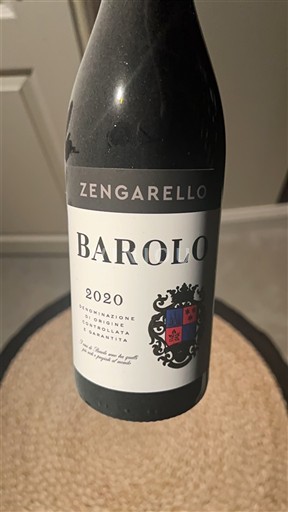 Piemonte Barolo Zengarello 2020