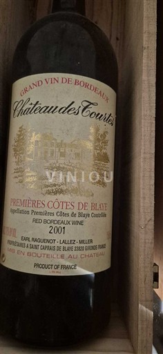 Bordeaux Nespecificat Château Tourtes 2001