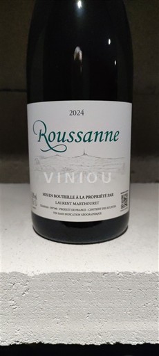 Vinuri Blanc sec Roussanne Laurent Martinetot 2024 Franța Alpi și Țara Rodanezilor Dealurile Rodiene. IGP