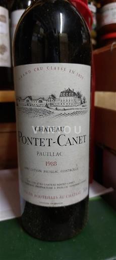 Bordeaux Pauillac Château Pontet-Canet Guy Tesseron 1988
