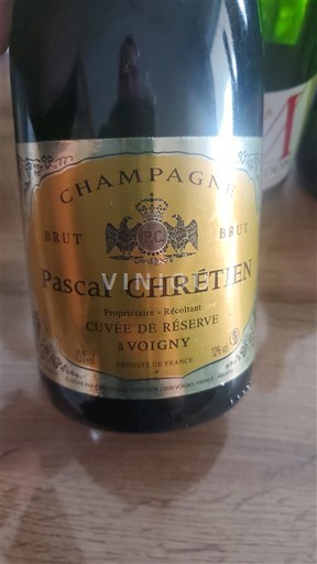 Champagne Pascal Chrétien de Réserve 2024
