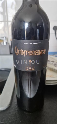 Vinuri Rouge sec Quintessence Domaine La Yole 2020 Franța Languedoc și Roussillon Dealurile Béziers IGP