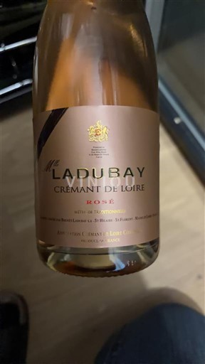 Rượu vang sủi bọt Rosé brut Ackerman-Ladubay Non millésimé Pháp Thung lũng sông Loire Crémant-de-loire AOC