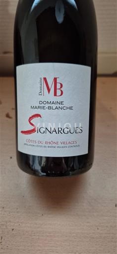 Wines Rouge sec Signargues Domaine Marie-Blanche 2020 France Rhône Valley Côtes du Rhône Villages AOC